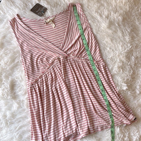 Matilda Jane - Women’s Red Striped Baby Doll Tank Top Size Medium - Picture 7 of 9